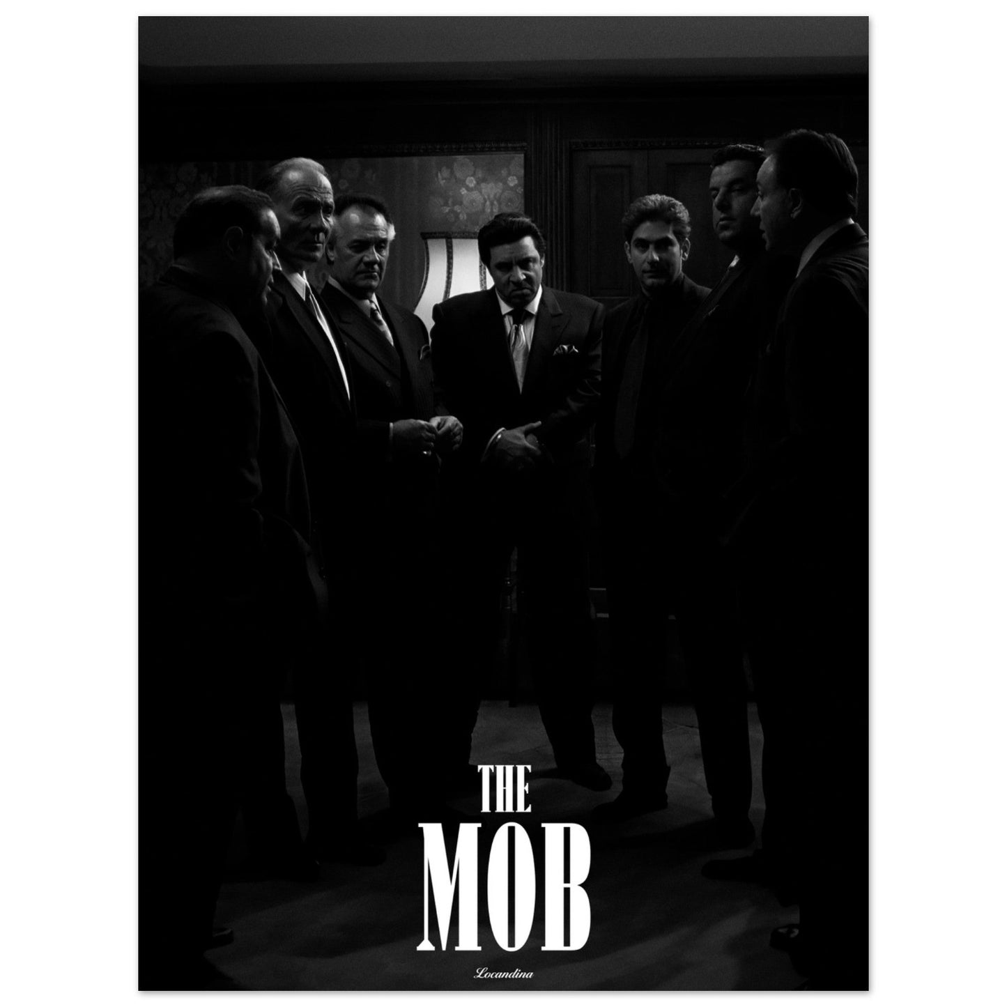 THE MOB POSTER is cheap and high quality wall art including the most important people from The Sopranos- Locandina Posters