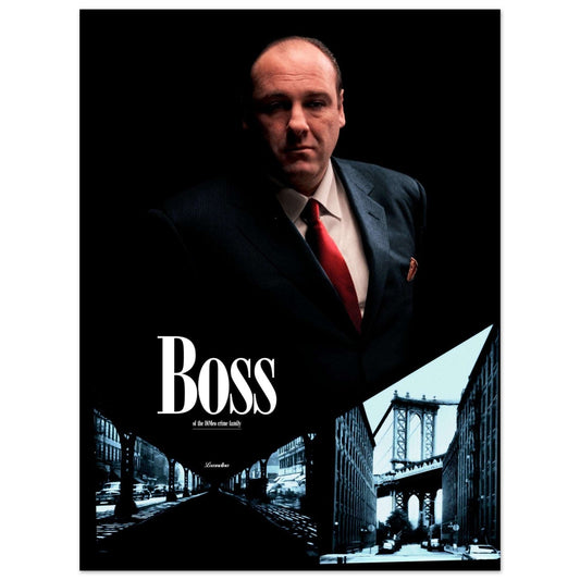 BOSS POSTER is cheap and high quality wall art  including Tony Soprano from The Sopranos - Locandina Posters