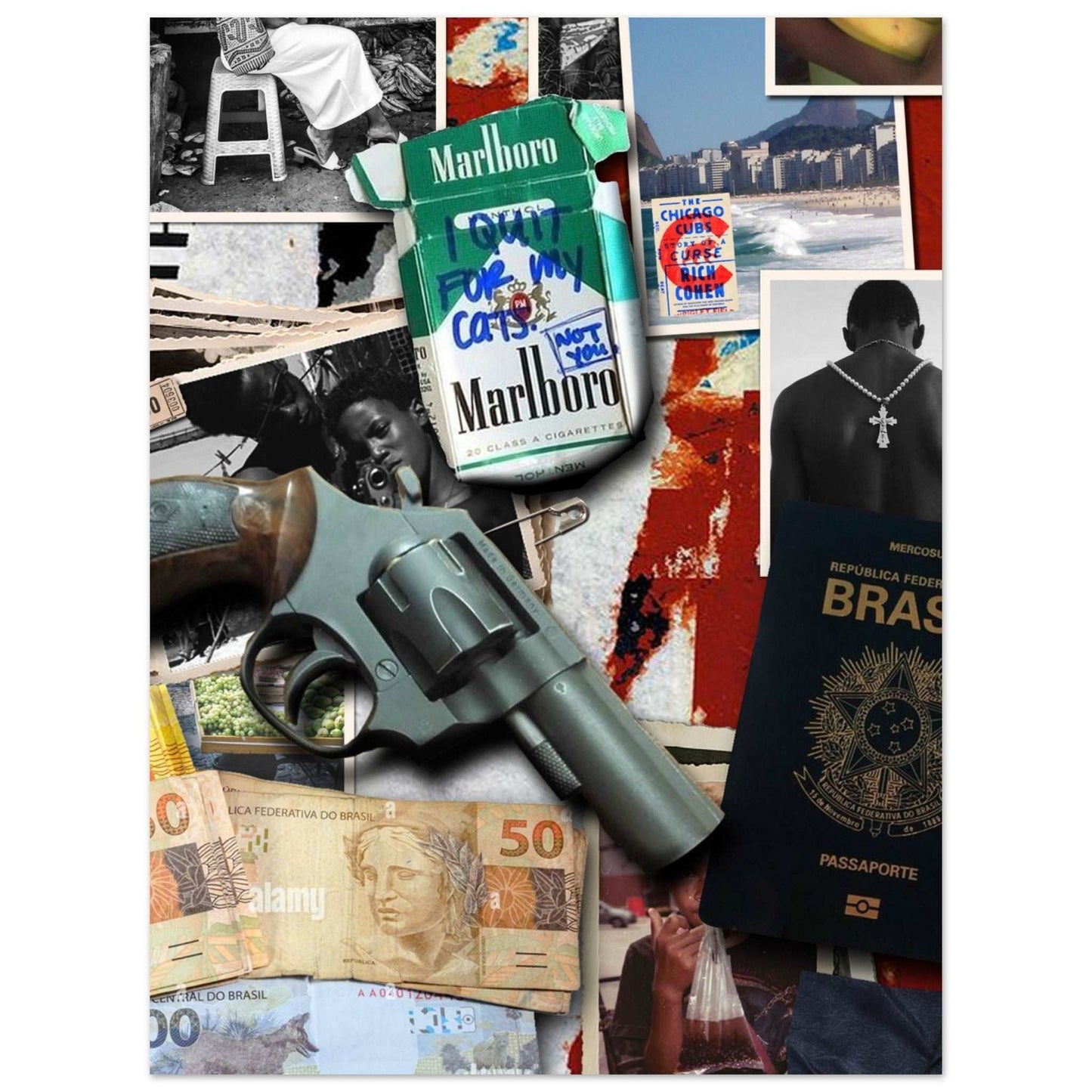 FAVELA POSTER is cheap and high quality wall art of Brazil - Locandina Posters